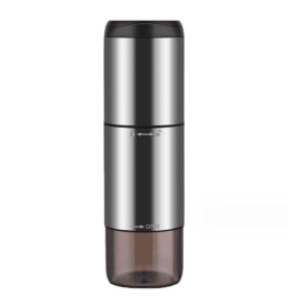 Wireless charging coffee grinder (800 mAh lithium capacity, non-segment fine tuning, strong power, coffee bean capacity 12g, 25 cups / time, mini