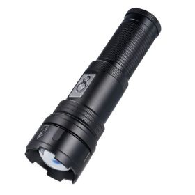 Portable Household Flashlight Rechargeable Torch for Emergency (Color: black, Type: Style B)